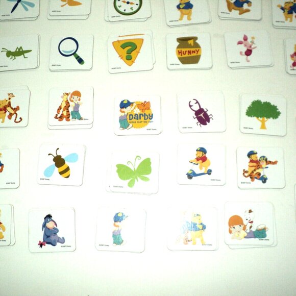 Memory Game My Friends Tigger & Pooh Preschool Milton Bradley 2007 Made in USA - Picture 5 of 5